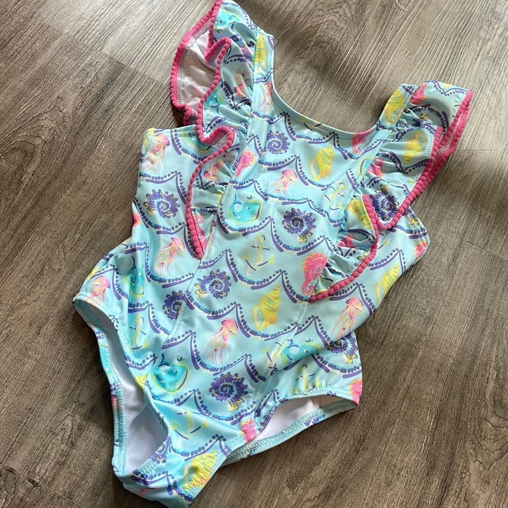 Babyfair One Piece Swimsuit . Size 5 . NEW